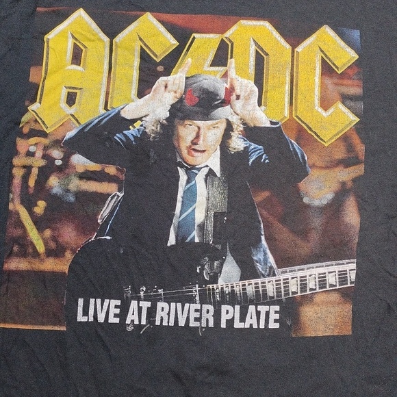 AC/DC Live at River plate men's t shirt size XL - Picture 2 of 8